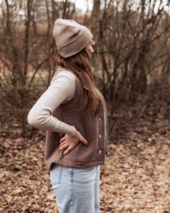 Wollwalk Weste für Damen